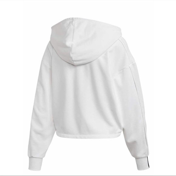 adidas Originals cropped slit sleeves hoodie - Picture 6 of 14